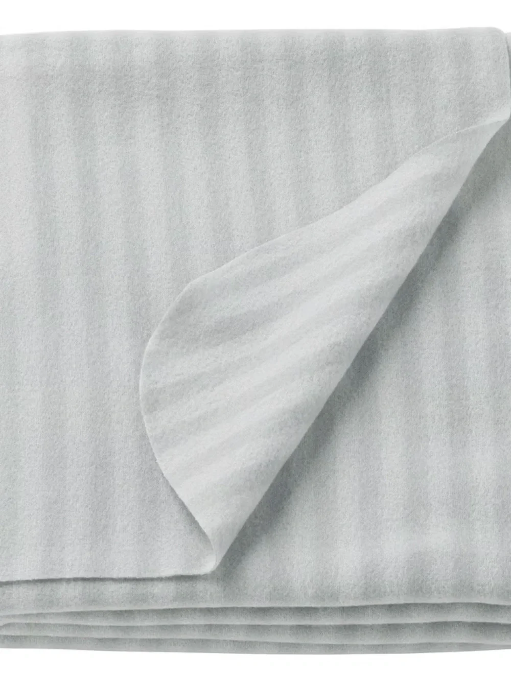 IKEA Light Gray Throw Blankets (VITMOSSA) 47”x63”